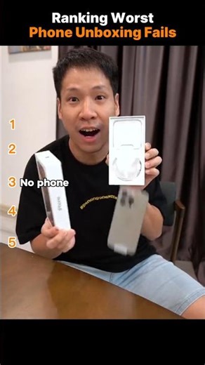 Ranking Worst Phone Unboxing Fails 😭