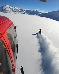 Racing to submit to the #GoProSnow Challenge with #GoProFamily members Iflyheli Rory Bushfield. 🚁 Get up to speed on your #GoPro video settings by following our #ProTip 👇. ProTip: On sunny days, fresh snow can be bright reflective. ☀️ Avoid blown-out landscapes by toggling ProTune on, locking your ISO low, slightly dropping the EV Comp. Once you have settings dialed, check the GoPro LCD for a live preview. If there are details in the brightest elements of your frame, you’re ready to roll. 🏔 S