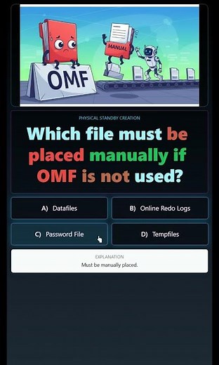 IT Certifications: Oracle Data Guard File Placement Quiz - Certification Prep