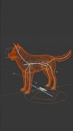 Dog Rigged Character - AI Rigged 3D Character