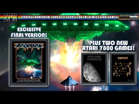 EXCLUSIVE Zarkstars III: Deep Space (Final) PLUS New 7800 Games: Astro Win: Starfighter & Awass!