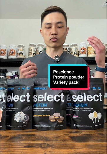 PEScience makes some of the best protein powders, and you can also get an 5-serving, 8-flavor variety pack #pescience #proteinpowder #wheycasein @PEScience
