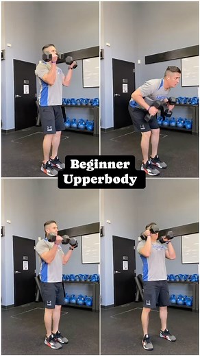 6.4K views · 52 reactions | Beginner Dumbbell Upper Body Workout  This is great for those who have dumbbells and are new to fitness. ✅4 exercises ✅8-12 reps of each ✅2-3x SAVE THIS POST | TAG A FRIEND #bustostraining #fitnesstips #workouttips #abilene #personaltrainer #fitnesscouple | Bustostraining | Facebook
