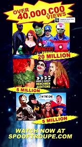 Over 40,000,000 views on our Spoof Troupe channel!!!! 朗‍♀️曆✨✨ Thanks to everyone for supporting us, watching, sharing, & liking! We appreciate you & thanks team @spoooftroupe ! So fun working on all of these with with all of you | Julie David | Facebook