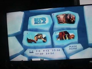 Ice age 2 the meltdown 2006 DVD menu walkthrough