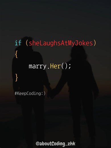 Humor matters . . . #coding #codewithzhk #foryou #joke