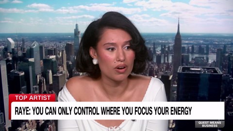 Singer-songwriter RAYE speaks to CNN