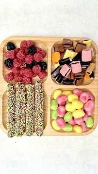 Filling platter with sweets | ASMR | Sweet Platter ASMR 🍬🍪 Satisfying Candy Short