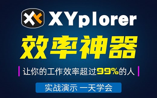 001 效率神器XYplorer功能演示 # 核心功能 全了解