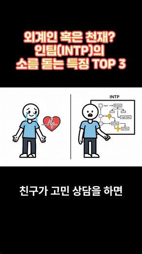 외계인 혹은 천재? 인팁INTP의 소름 돋는 특징 TOP3