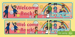Welcome Back Banner