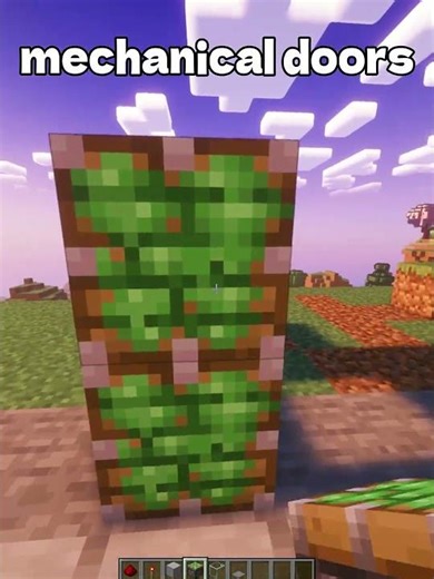 mechanical doors 🔥 #building #minecraft #mechanical