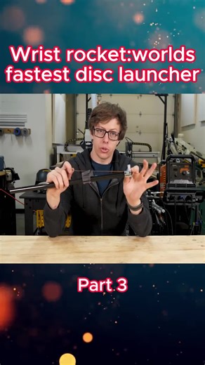 Wrist rocket: worlds fastest disc launcher #StuffMadeHere #engineering #design #build #programming #machining #foryou