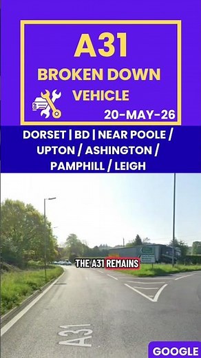 🚨 A31 BREAKDOWN 🛑 | BD REMAIN ⛔ | DORSET #ukroads #roadclosed #alert #divert #traffic