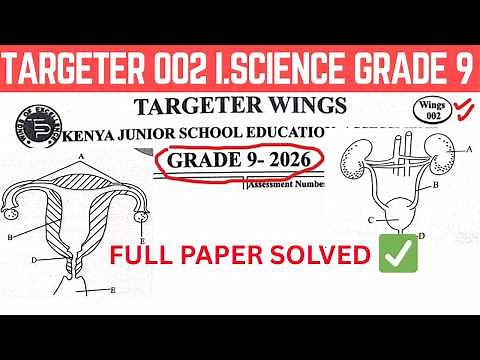 MID TERM EXAM TARGETER WINGS 002 GRADE 9 INTEGRATED SCIENCE