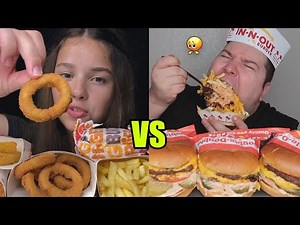 FEMALE VS MALE mukbangers