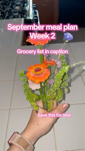 September meal plan