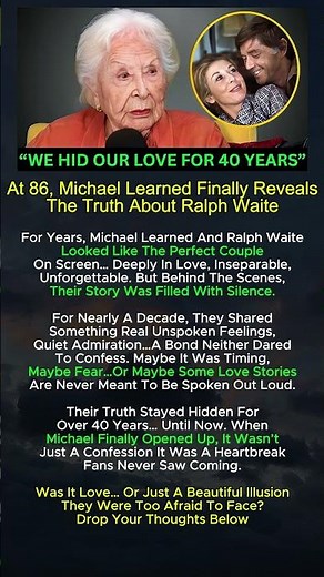 Michael Learned REVEALS Our Hideen Love..