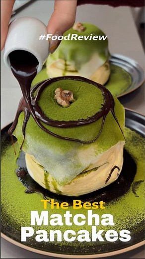 The Best Matcha Pancakes Ever 💚✨