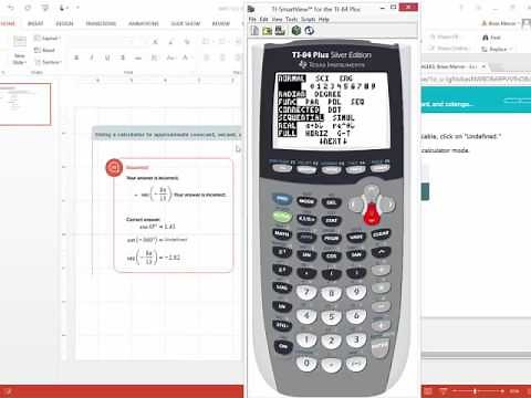Using a calculator to approximate csc sec cot