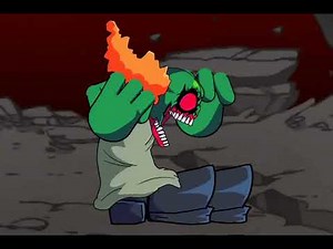 (FNF/MC/Dc2) Tricky Accelerant Side View model preview Animation