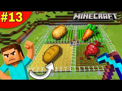 Minecraft 1.21: Easy Automatic Villager Food Farm #13 Gameplay