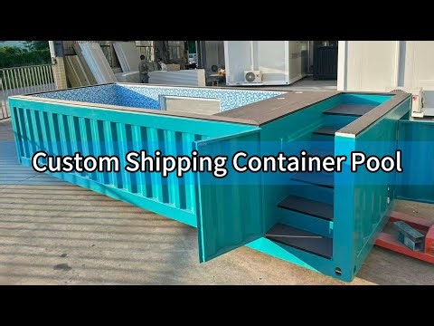 Shipping container pool
