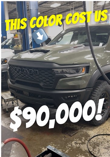 We lost $90,000 from a New CAR COLOR?! #cars #car #dealership #truck #ram