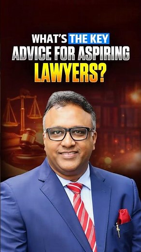Key Advice for Aspiring Lawyers ⚖️ | Law Career Tips for Law Students