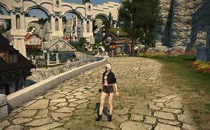 FF14 MOD 龙女的跑步姿势替换掉平原人女的JK跑