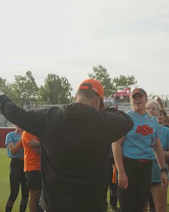 Win the series. Celebrate accordingly. | Oklahoma State Cowgirl Softball