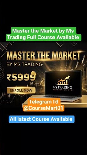 😯Ms Trading ka latest course Master the Market full Course Available for free 😎| leak course #shorts