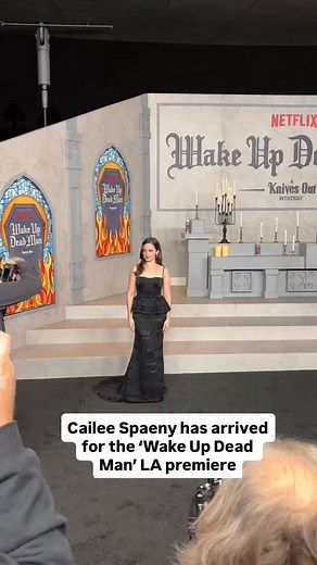 Cailee Spaeny has arrived for the ‘Wake Up Dead Man’ LA premiere | Deadline Hollywood