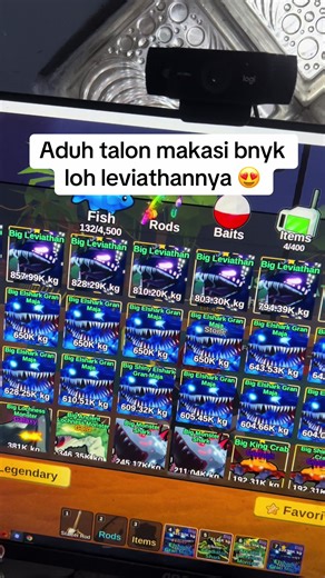 Makasi bnyk loh talon atas leviathannya 🫡 #fishit #leviathan #roblox