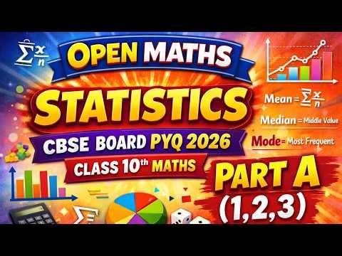 Class 10 Maths Basic | CBSE 2025 PYQ | Chapter Statistics | CBSE Board | NCERT #cbse