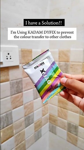 *SAVE & SHARE* Easy way to stop Colour bleeding from clothes!!🫶🎀☁️🌷Ft.@kadamcolors Kadam DyFix