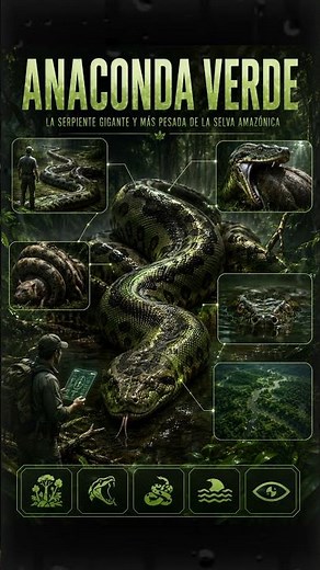 LA ANACONDA VERDE: el monstruo oculto del Amazonas 🐍😱 (no es un mito)