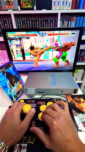 PS2 Tekken 4 Law and King Combos on Arcade Stick🕹