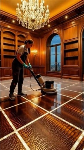 crocodile floor design with epoxy risen #renovation #home