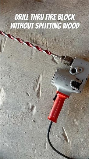 If you drill up from underneath the block it won't split as easy