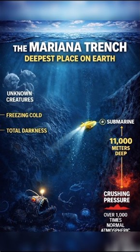 The Deepest Place on Earth 😳 | Mariana Trench