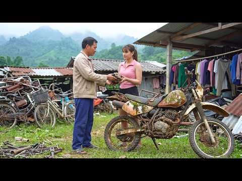 Girl Restores a 200cc Honda Off-Road Bike After Buying It from an Old Man