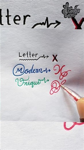 Advanced Cursive Writing 'X' | Unique Cursive Letter 'X'