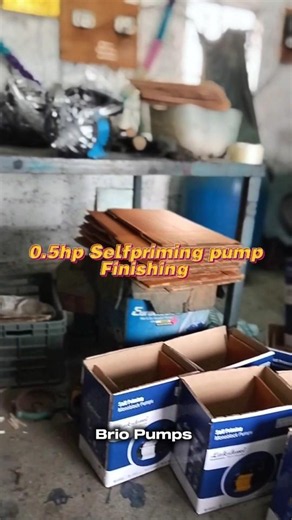🔥 0.5 HP Self Priming Pump Finishing Process | Brio Pumps Manufacturing 🏭#shorts