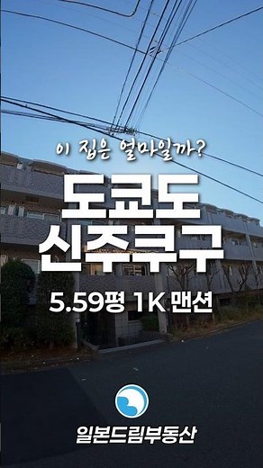 [신주쿠구] 일본 집 한번 감상하기!!! 감 잡아!!! (with 도쿄 부동산)