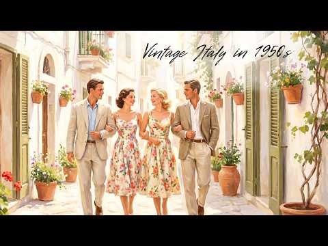 Vintage Italy in 1950s🎷Romantic Light Jazz