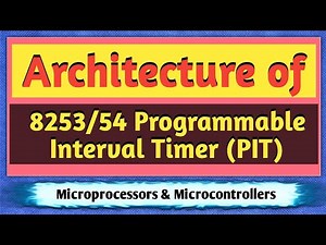 Architecture of 8253/54 Programmable Interval Timer | 8253/54 Architecture Block Diagram