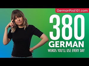 380 German Words You'll Use Every Day - Basic Vocabulary #78
