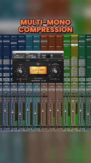 One thing to always keep in mind when using compression on stereo tracks, is that sometimes what’s happening on one side is triggering compression that sounds much less flattering on the opposite side. This isn’t always the case, but in this example, you can clearly hear that the strong hammer strikes on the right (high) side of the piano are triggering compression that is sounding “pumpy” on the left side. Luckily, just a simple click of the “unlink” button solves the problem and the piano soun