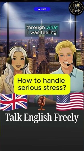 How to handle serious stress #Shorts [A2 to B1 Level] | English Conversation